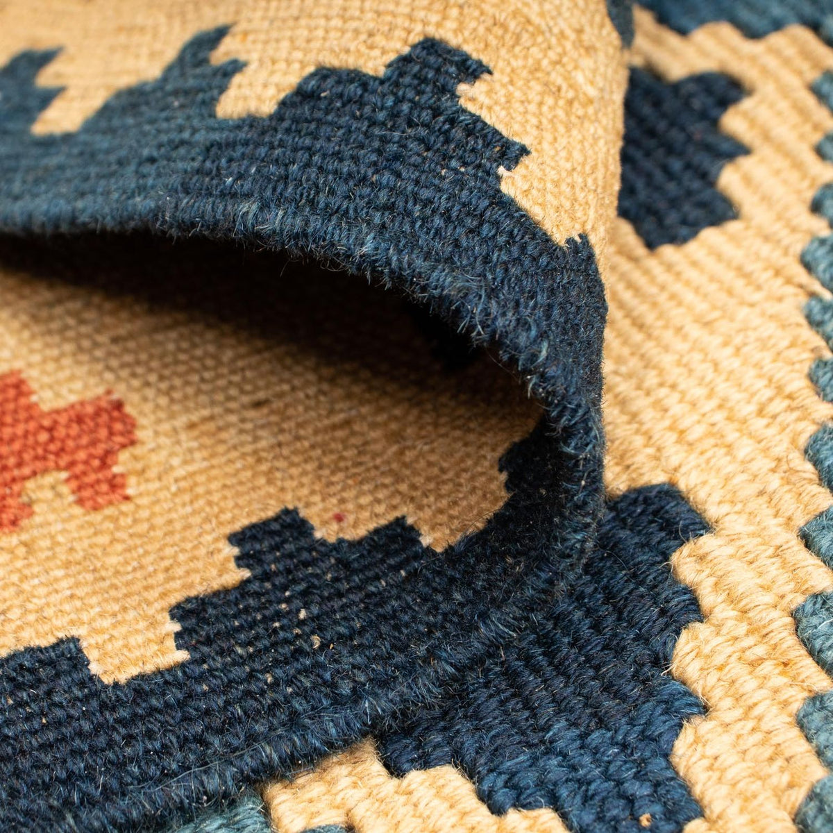 Dywan Kelim - Orientalny - 176 x 130 cm - wielokolorowy