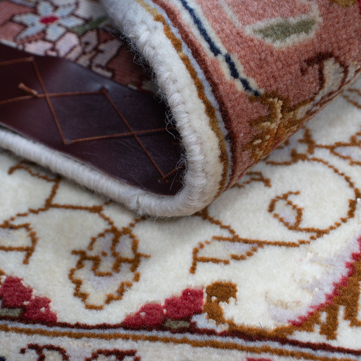 Dywan perski - Tabriz - Królewski - 93 x 61 cm - beżowy