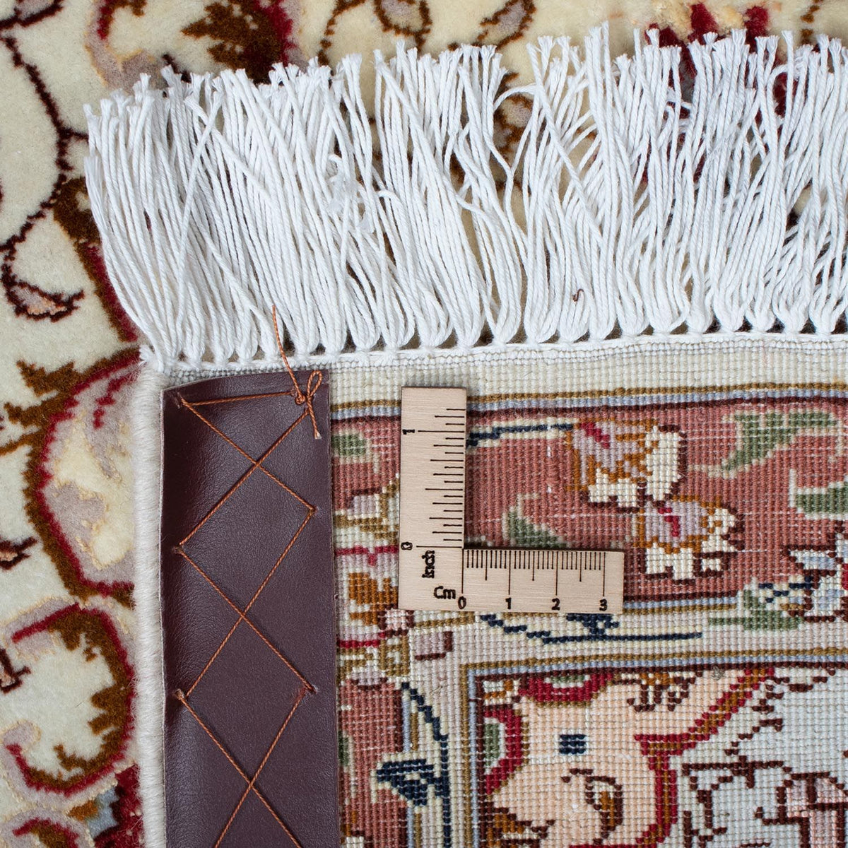 Dywan perski - Tabriz - Królewski - 93 x 61 cm - beżowy