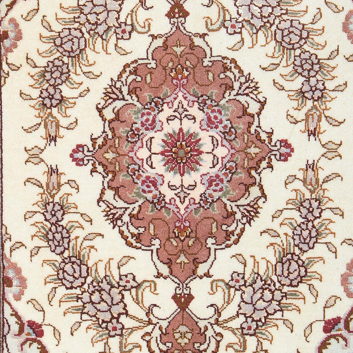 Dywan perski - Tabriz - Królewski - 92 x 60 cm - beżowy