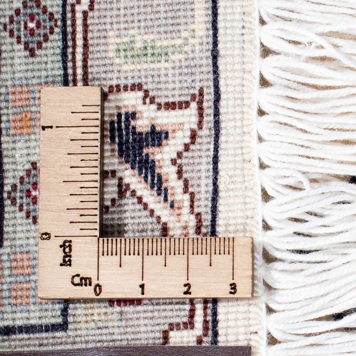 Dywan perski - Tabriz - Królewski - 193 x 158 cm - beżowy