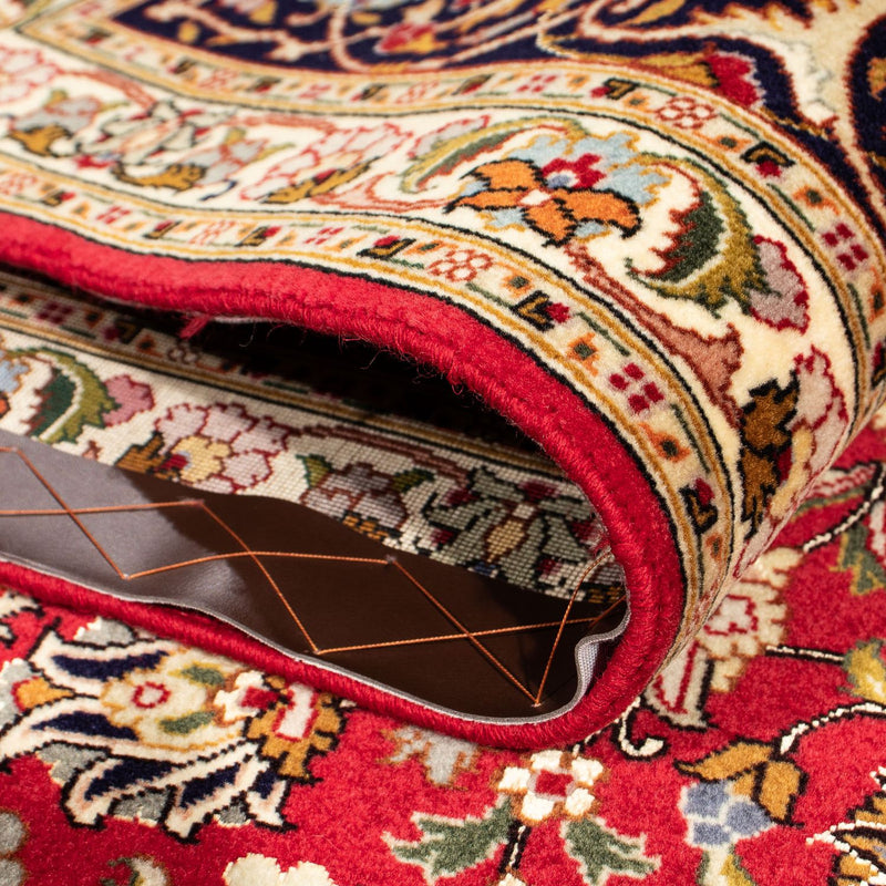 Dywan perski - Tabriz - Królewski kwadratowy  - 203 x 203 cm - czerwony