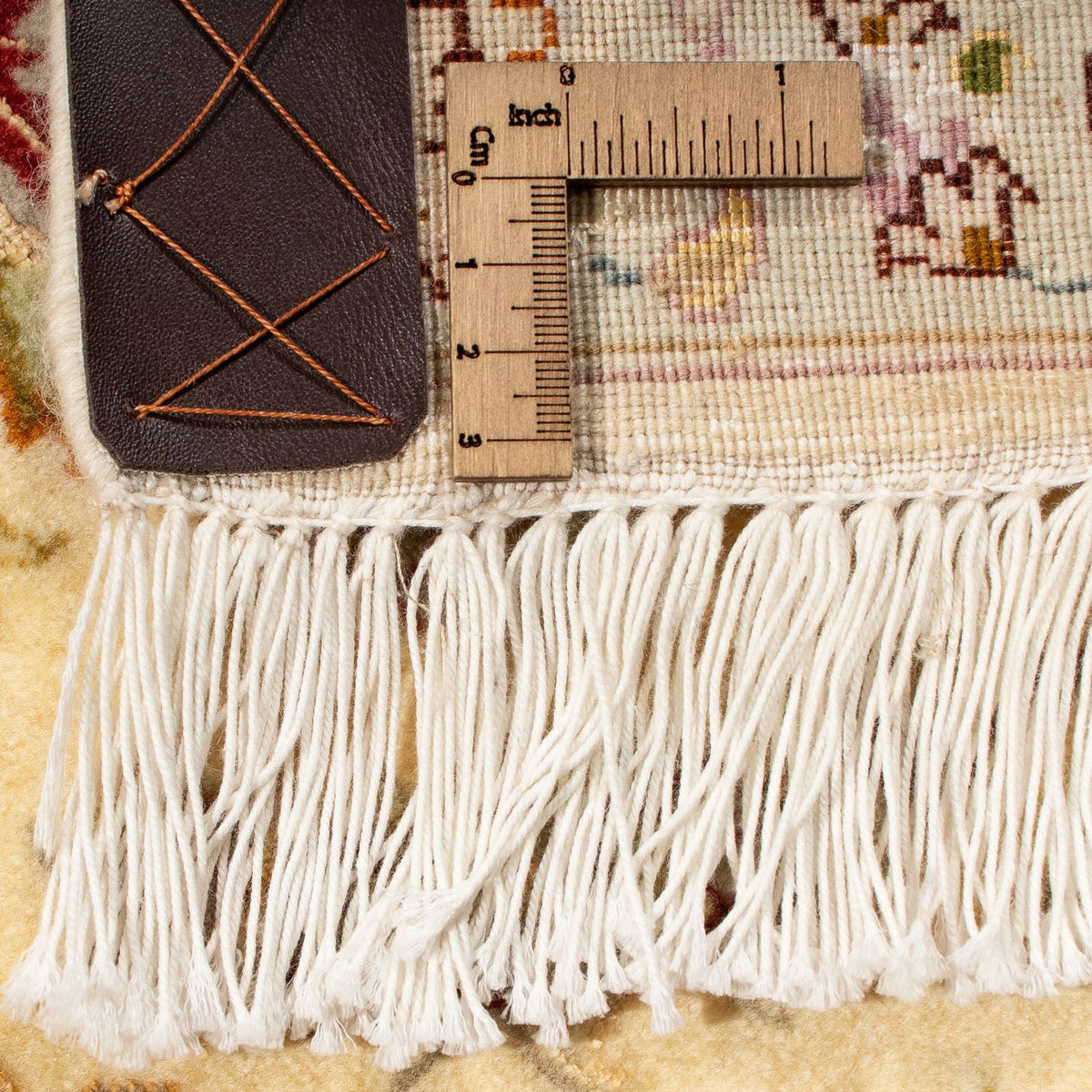 Dywan perski - Tabriz - Królewski kwadratowy  - 210 x 202 cm - beżowy