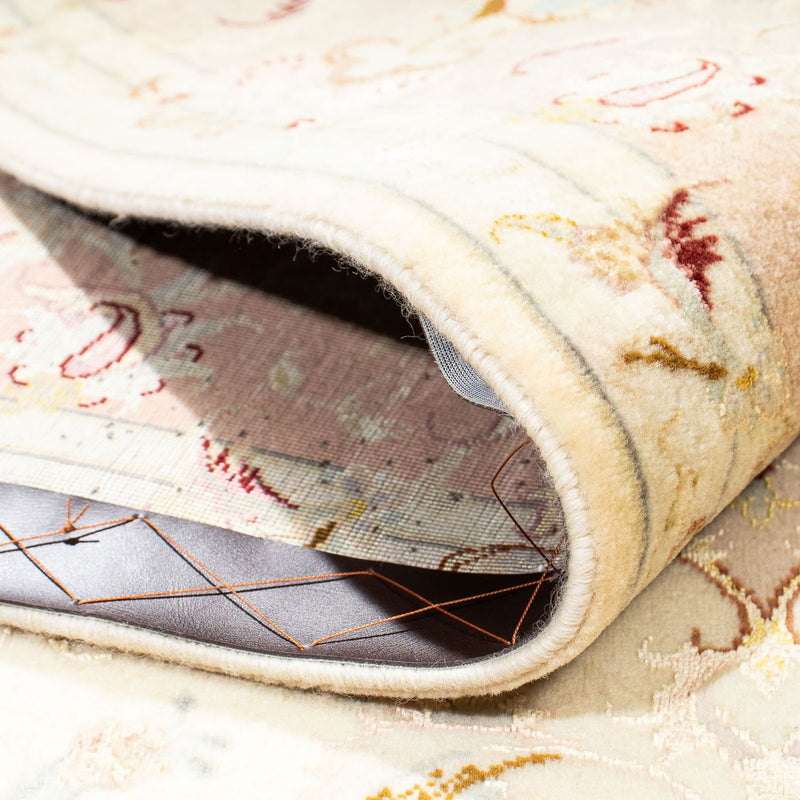 Dywan perski - Tabriz - Królewski - 208 x 156 cm - beżowy