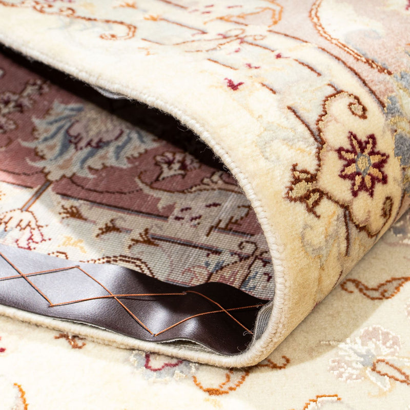 Dywan perski - Tabriz - Królewski - 196 x 149 cm - beżowy