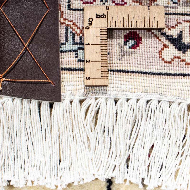 Dywan perski - Tabriz - Królewski - 201 x 156 cm - beżowy