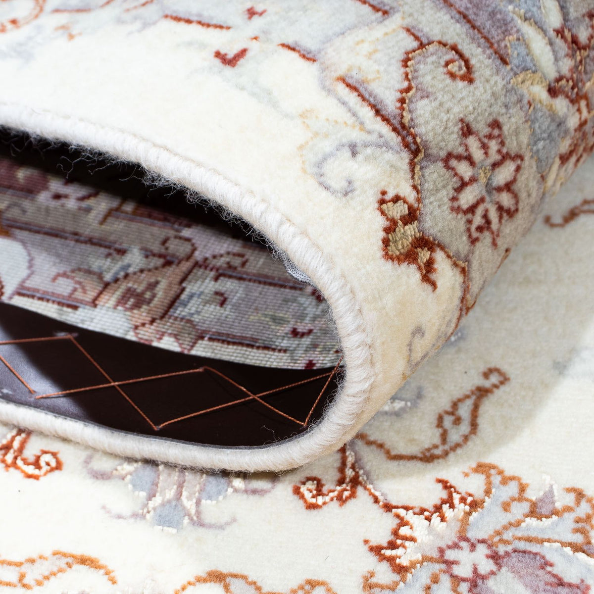 Dywan perski - Tabriz - Królewski - 236 x 169 cm - beżowy