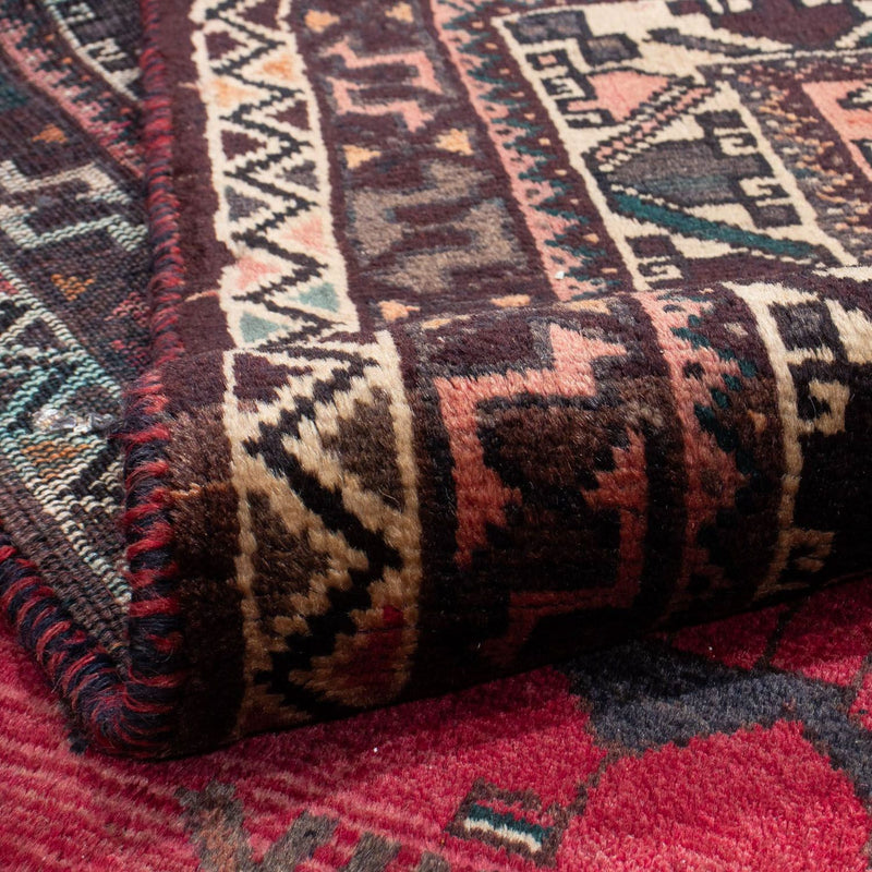 Perski dywan - Nomadyczny - 294 x 217 cm - czerwony