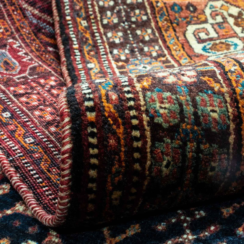 Perski dywan - Nomadyczny - 241 x 157 cm - ciemnoniebieski