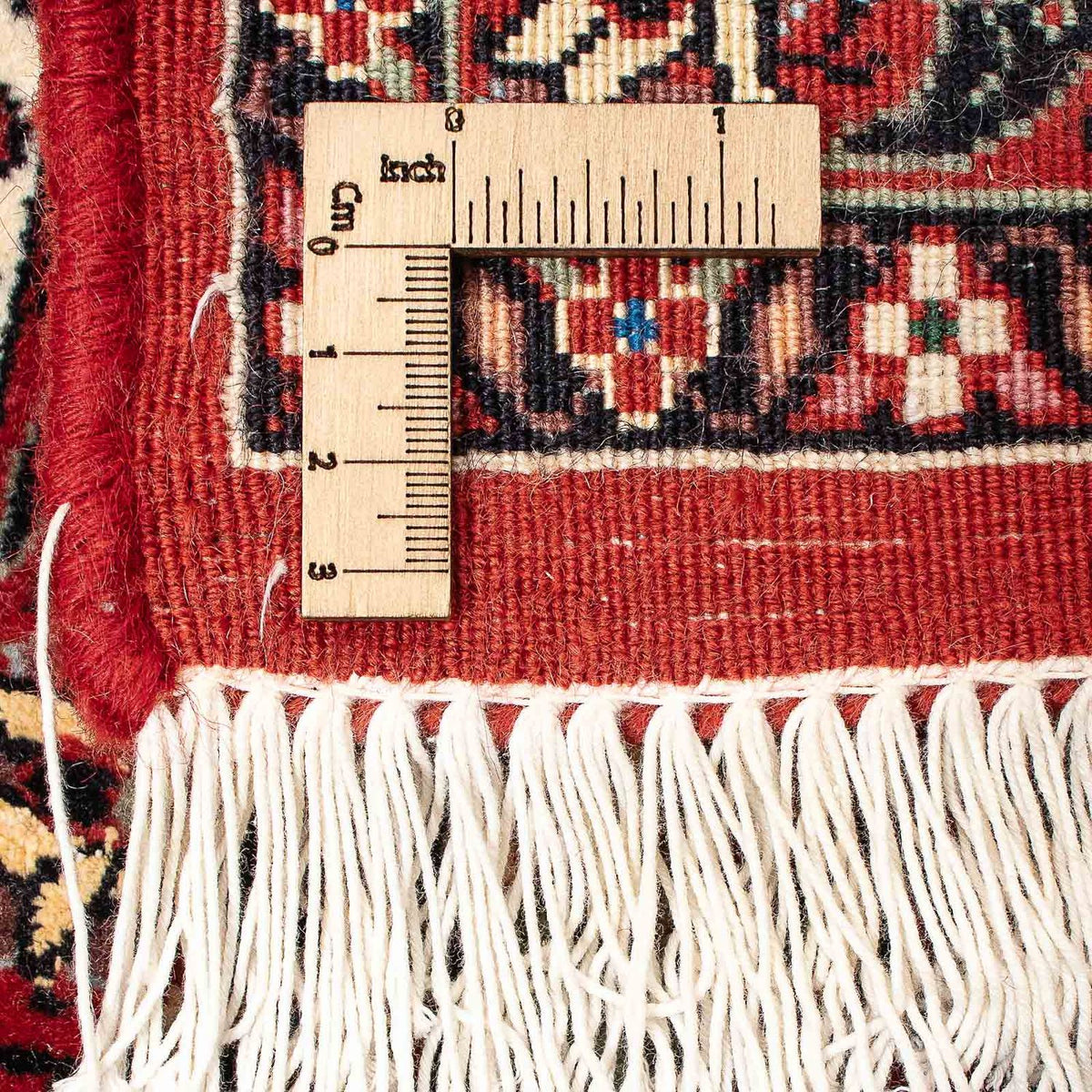 Dywan perski - Bijar - 233 x 140 cm - ciemna czerwień