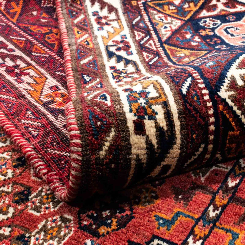 Perski dywan - Nomadyczny - 255 x 160 cm - czerwony