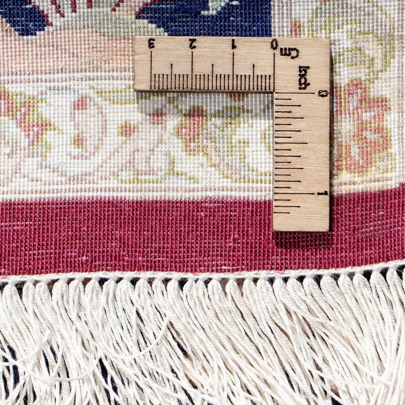 Dywan perski - Ghom - 87 x 59 cm - ciemnoniebieski