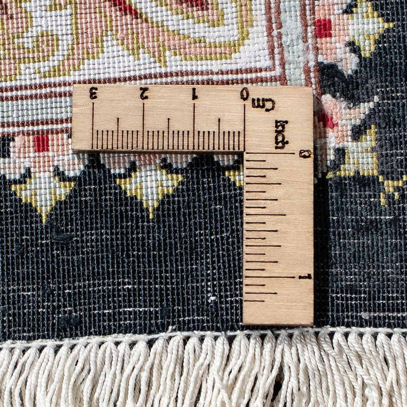 Dywan perski - Ghom - 89 x 57 cm - ciemnoniebieski