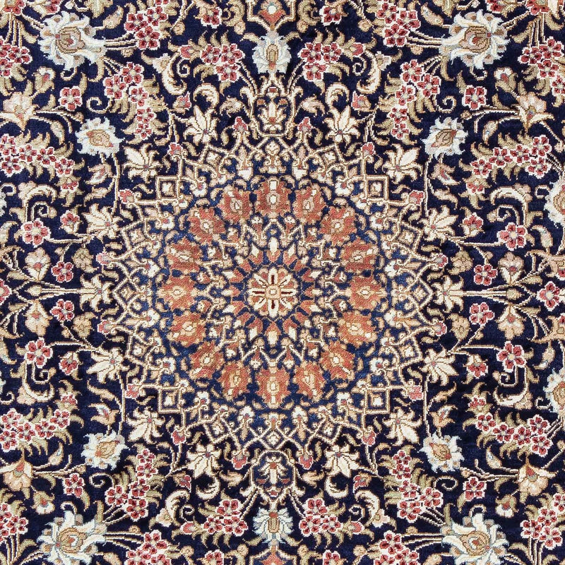 Dywan perski - Ghom - 82 x 57 cm - ciemna czerwień