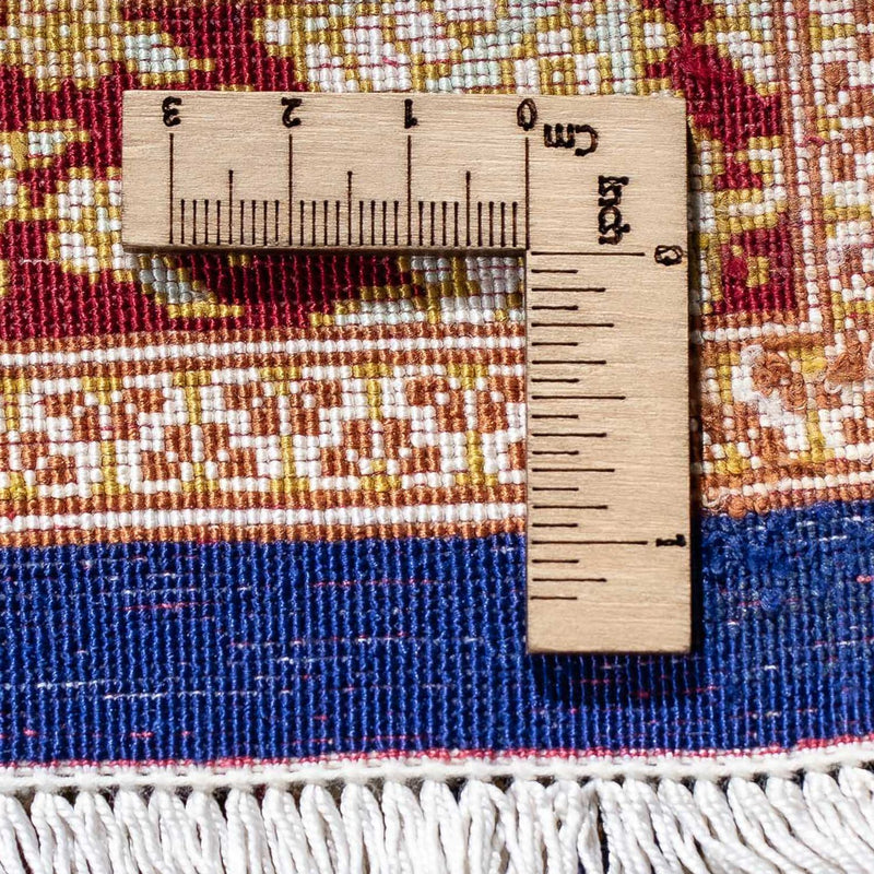 Dywan perski - Ghom - 93 x 60 cm - ciemnoniebieski