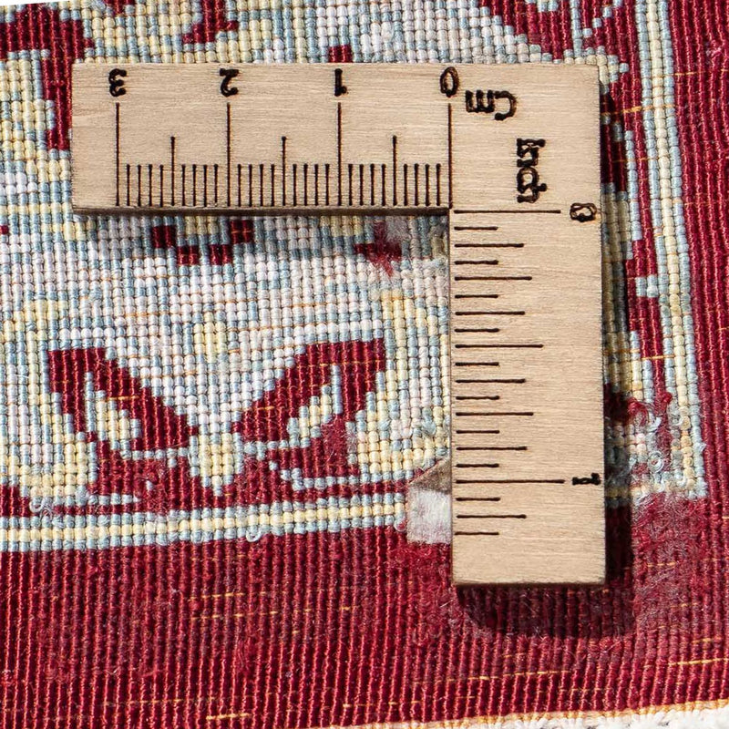 Dywan perski - Ghom - 78 x 54 cm - ciemna czerwień