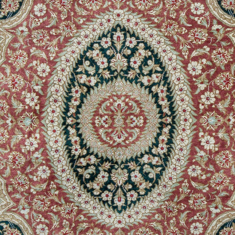 Dywan perski - Ghom - 85 x 58 cm - ciemnoniebieski