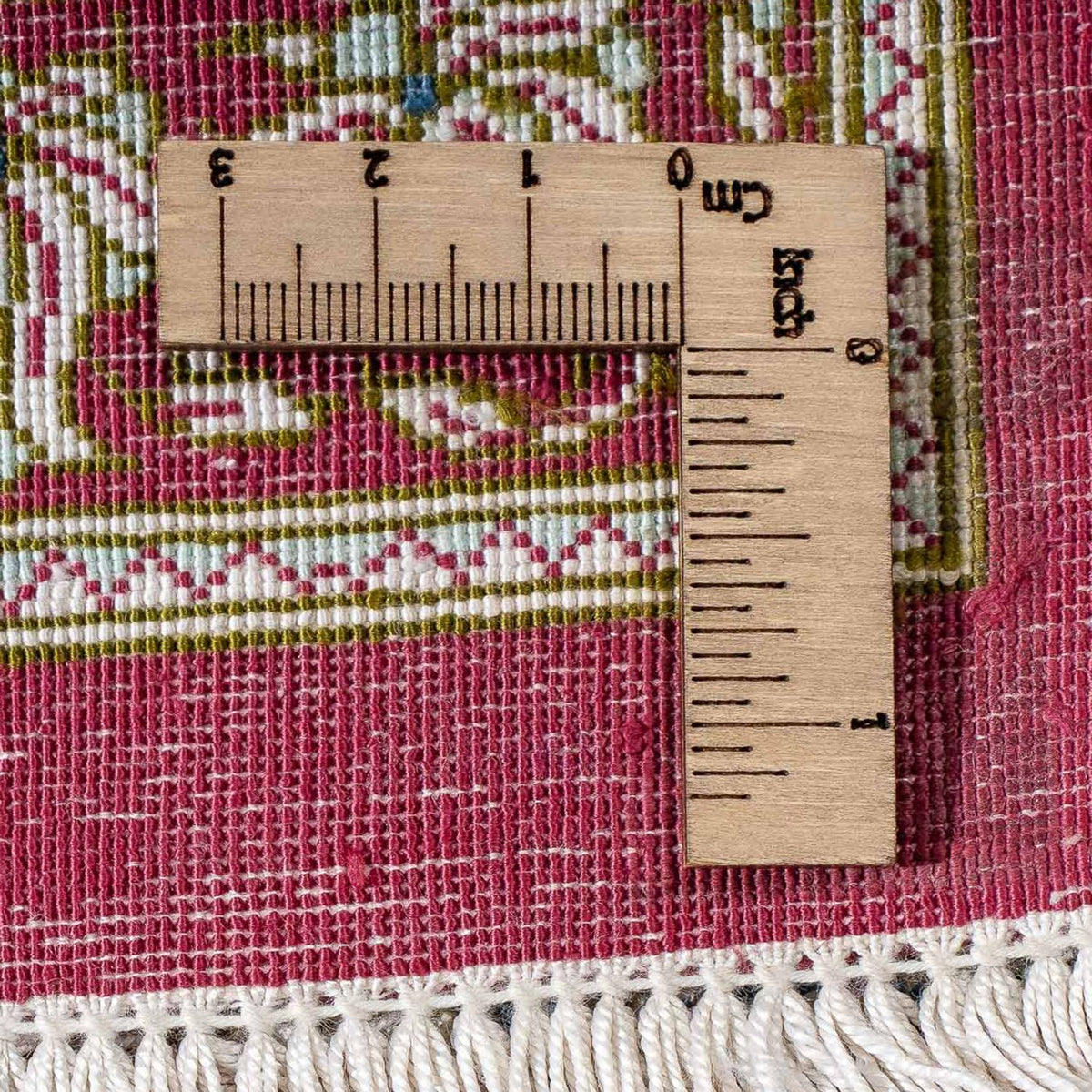 Dywan perski - Ghom - 78 x 60 cm - ciemna czerwień