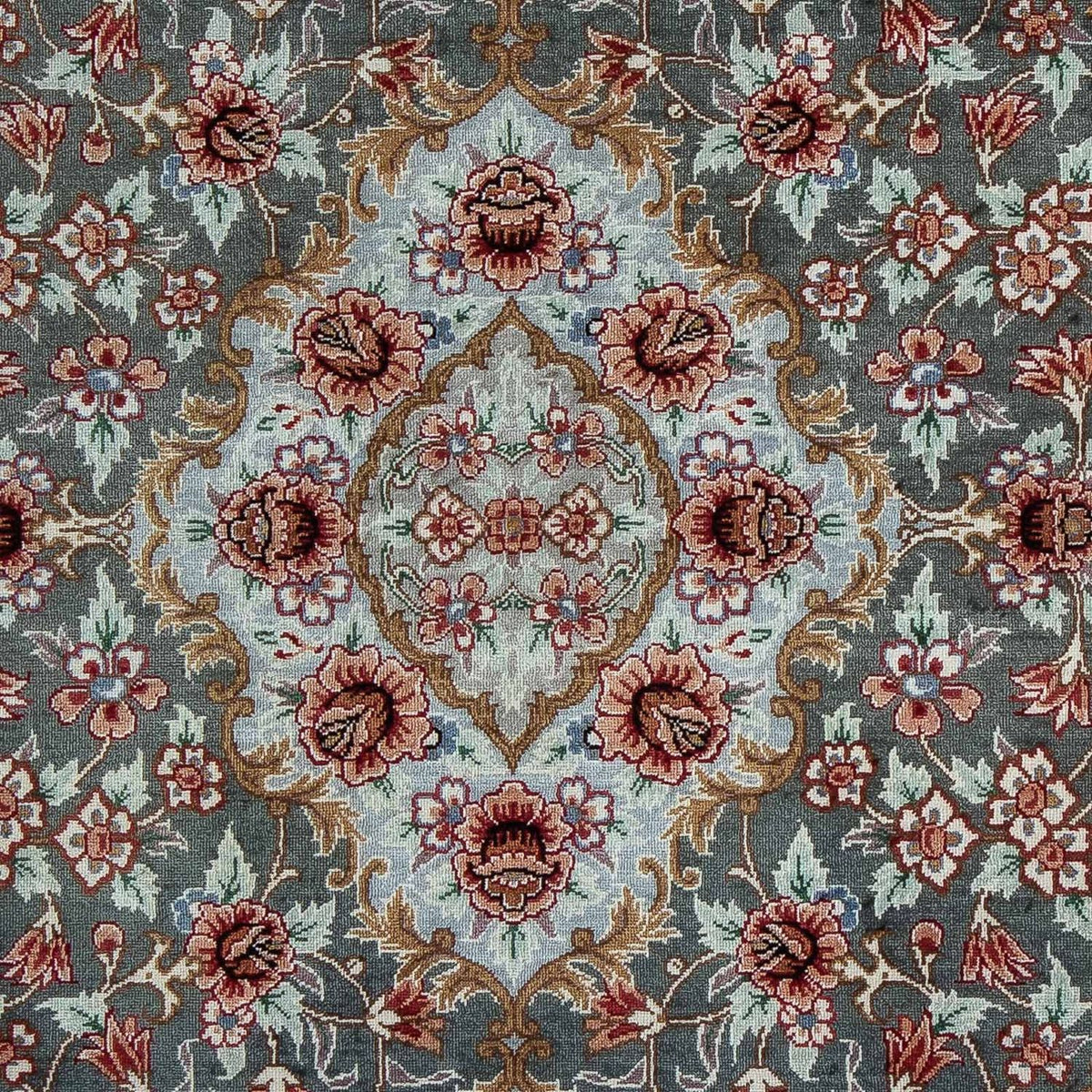 Dywan perski - Ghom - 77 x 56 cm - wielokolorowy