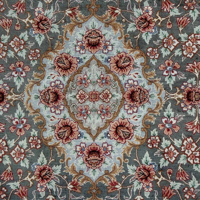 Dywan perski - Ghom - 77 x 56 cm - wielokolorowy