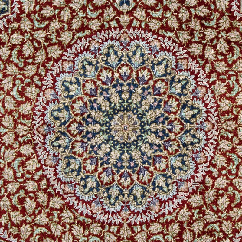 Dywan perski - Ghom - 83 x 53 cm - ciemnoniebieski