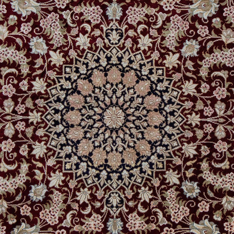 Dywan perski - Ghom - 85 x 58 cm - ciemnoniebieski