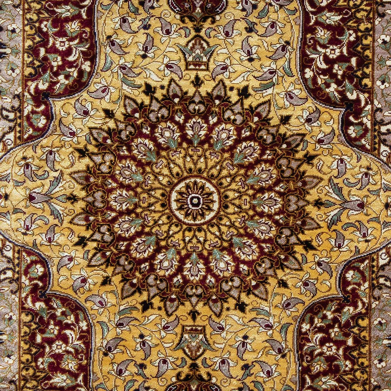 Dywan perski - Ghom - 87 x 59 cm - ciemnoniebieski