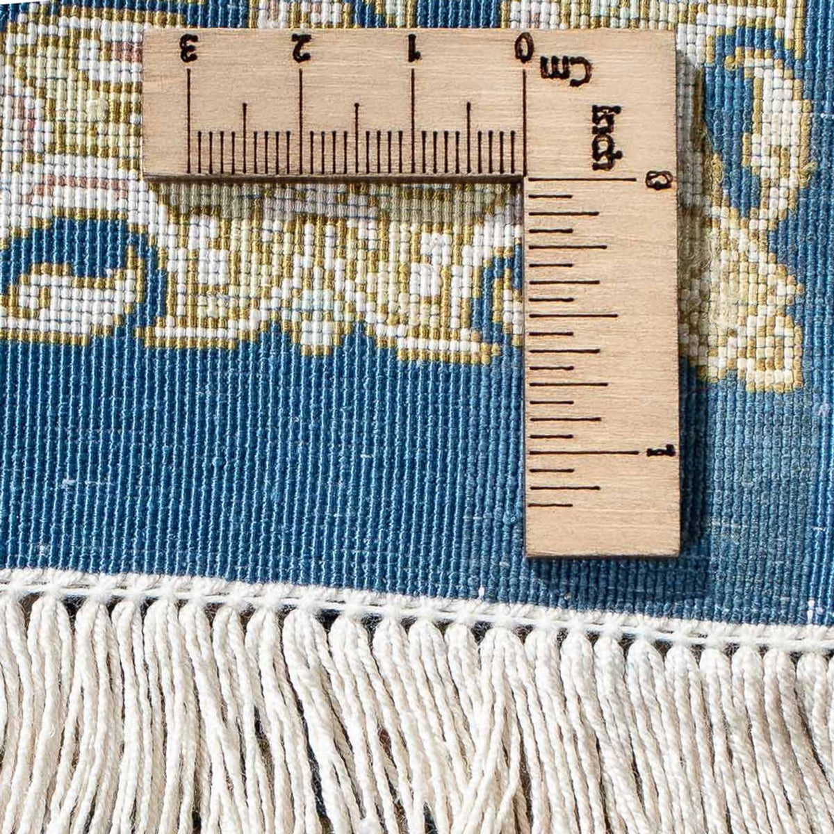 Dywan perski - Ghom - 92 x 61 cm - ciemnoniebieski