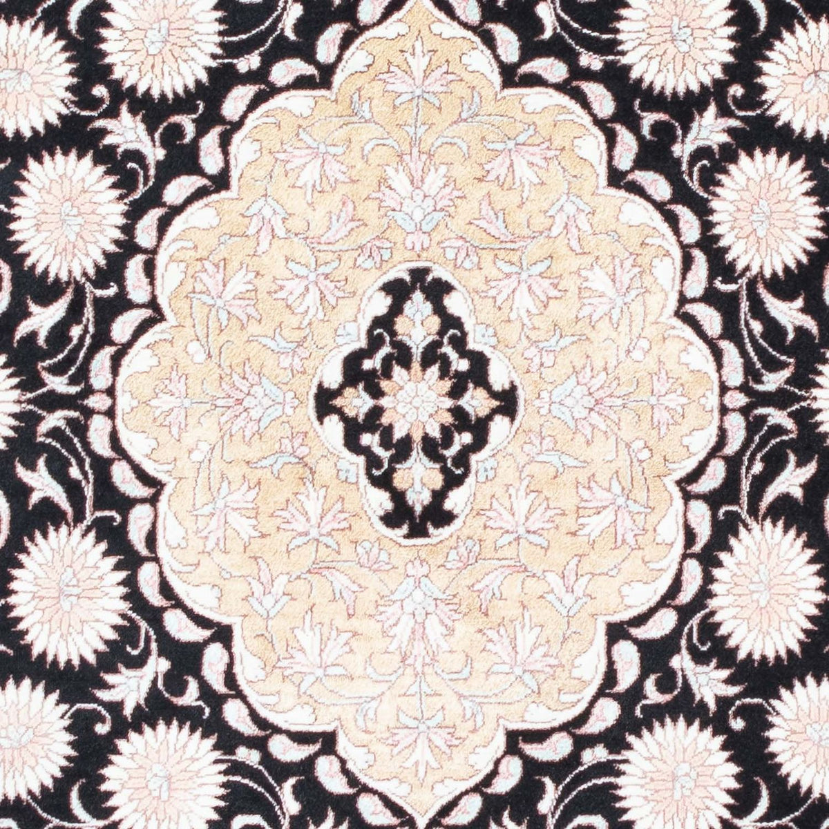 Dywan perski - Ghom - 113 x 77 cm - beżowy