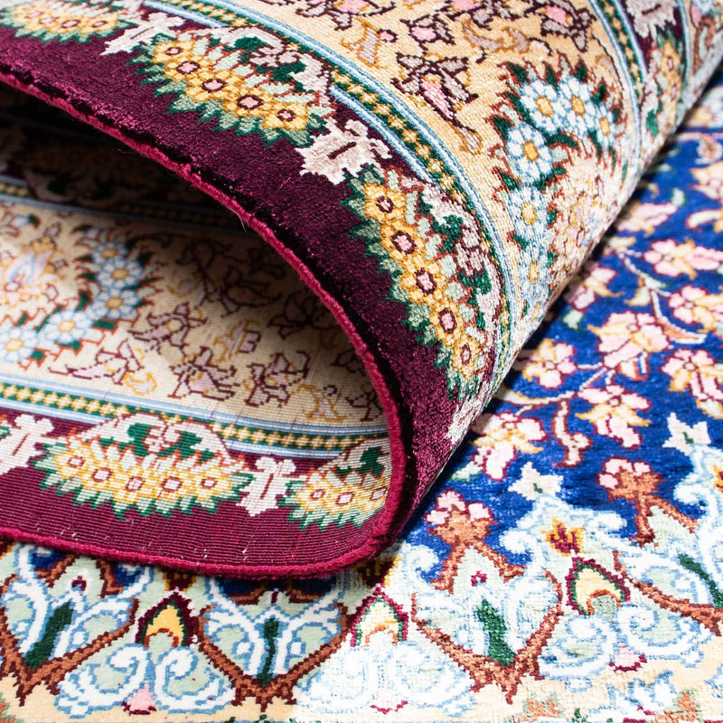 Dywan perski - Ghom - 117 x 79 cm - ciemna czerwień