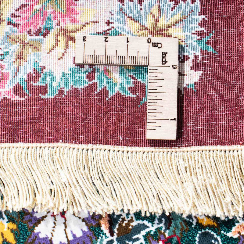 Dywan perski - Ghom - 120 x 78 cm - ciemna czerwień