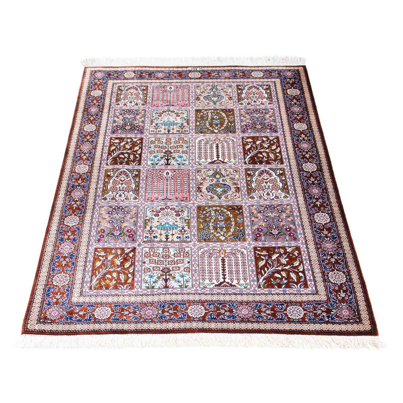 Dywan perski - Ghom - 122 x 77 cm - wielokolorowy