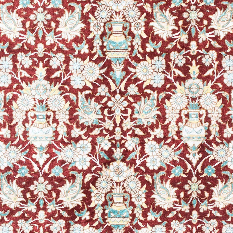 Dywan perski - Ghom - 119 x 76 cm - ciemna czerwień