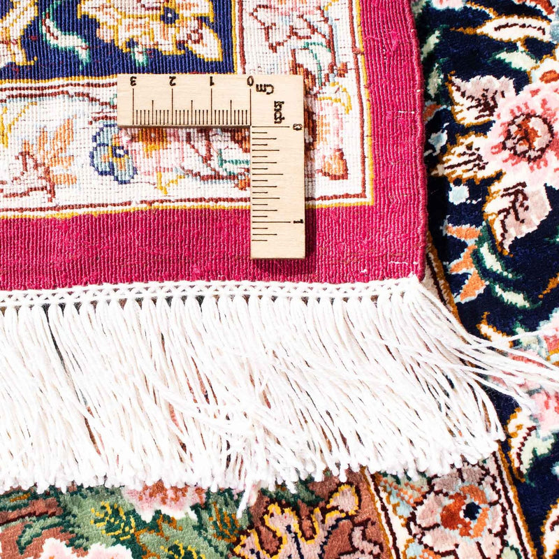 Dywan perski - Ghom - 119 x 79 cm - ciemna czerwień