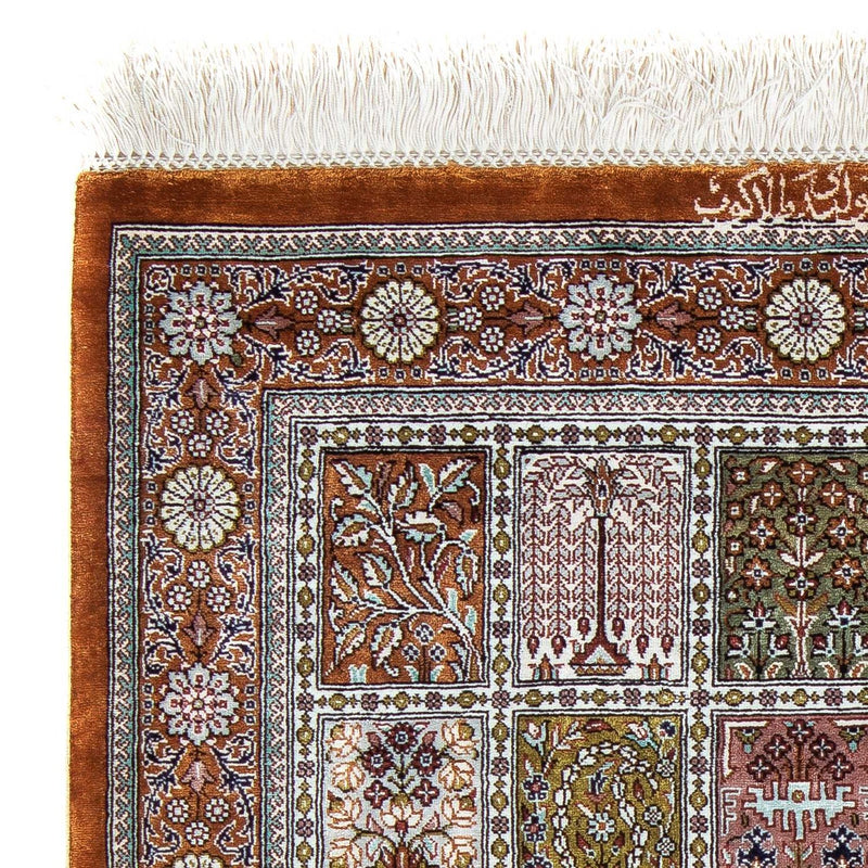 Dywan perski - Ghom - 92 x 59 cm - wielokolorowy