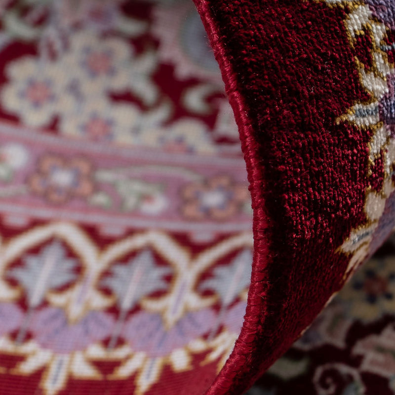 Dywan perski - Ghom - 101 x 59 cm - ciemna czerwień