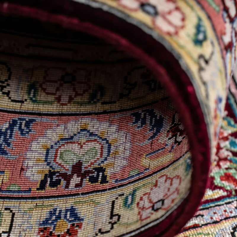 Dywan perski - Ghom - 86 x 60 cm - wielokolorowy