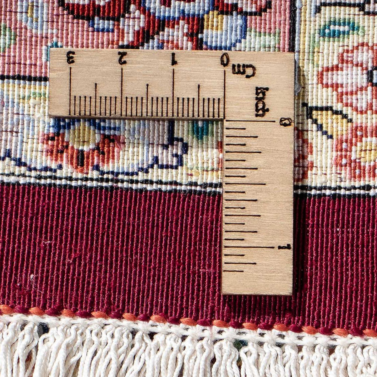 Dywan perski - Ghom - 86 x 60 cm - wielokolorowy