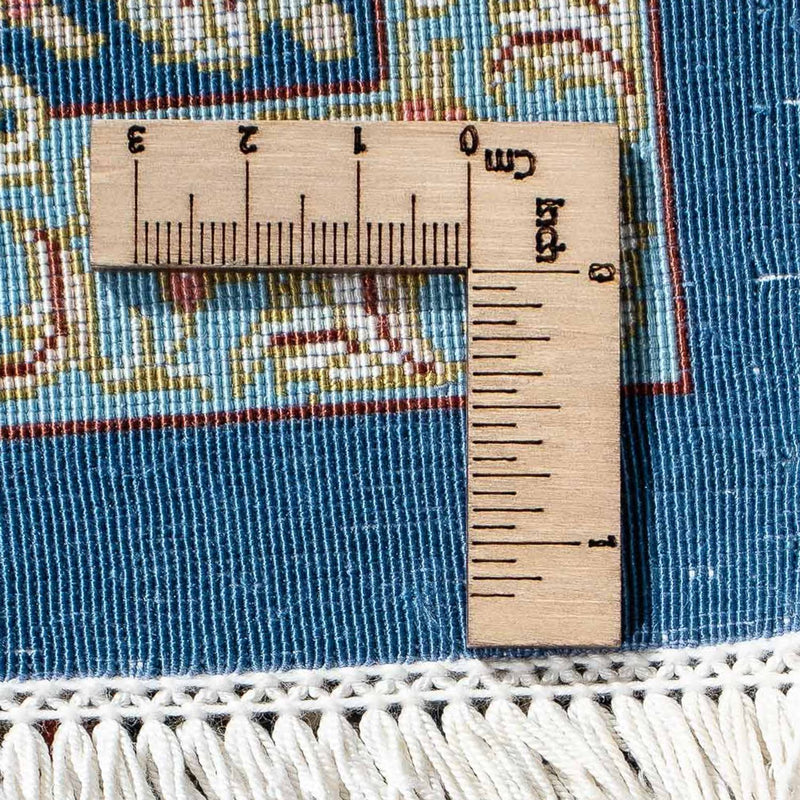 Dywan perski - Ghom - 89 x 59 cm - ciemnoniebieski