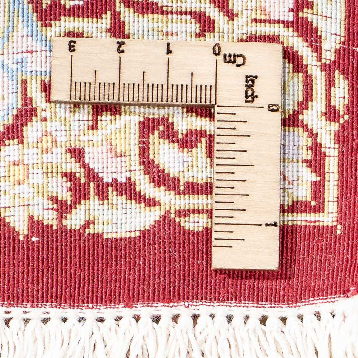 Dywan perski - Ghom - 88 x 57 cm - ciemna czerwień