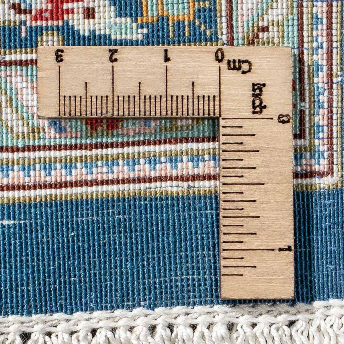 Dywan perski - Ghom - 91 x 62 cm - ciemnoniebieski