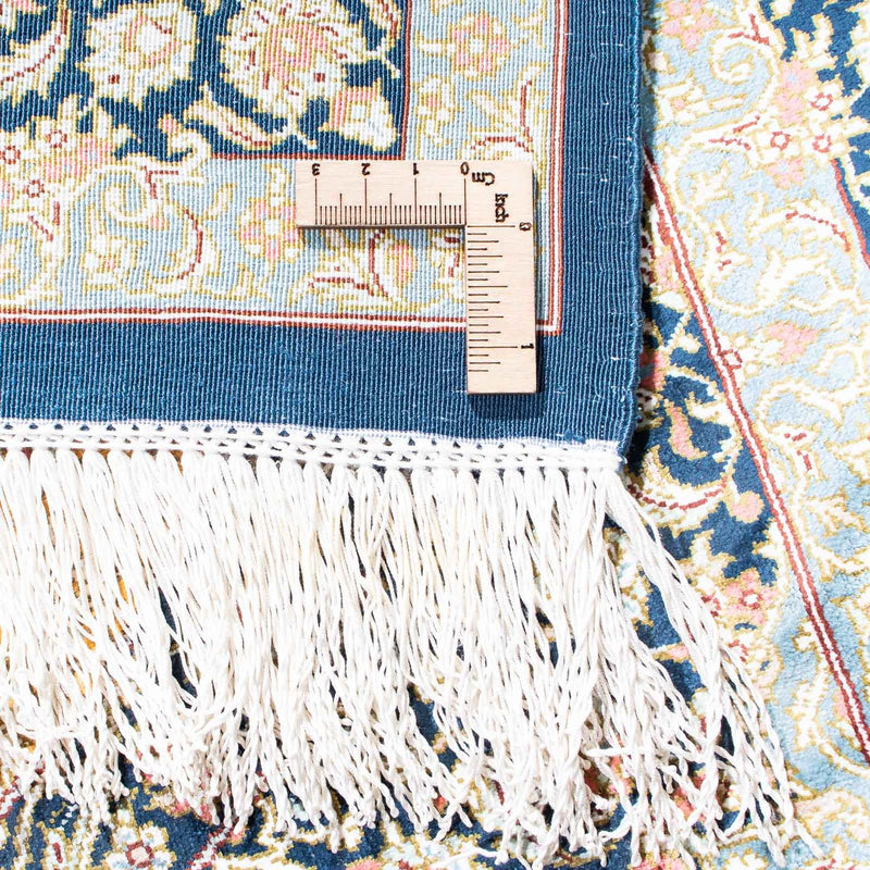 Dywan perski - Ghom - 118 x 78 cm - jasnoniebieski