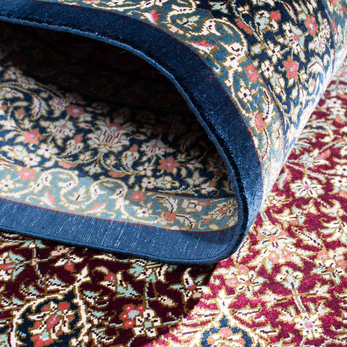 Dywan perski - Ghom - 118 x 77 cm - rdza