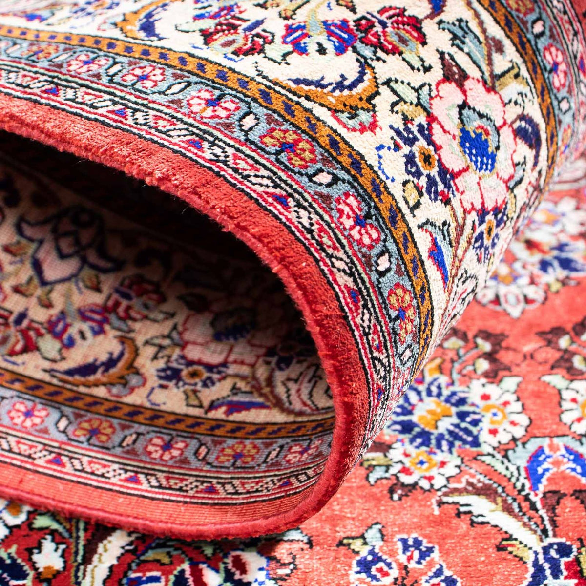 Dywan perski - Ghom - 134 x 77 cm - czerwony