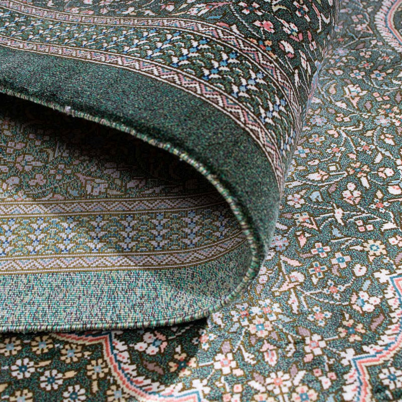 Dywan perski - Ghom - 120 x 83 cm - jasnoszary