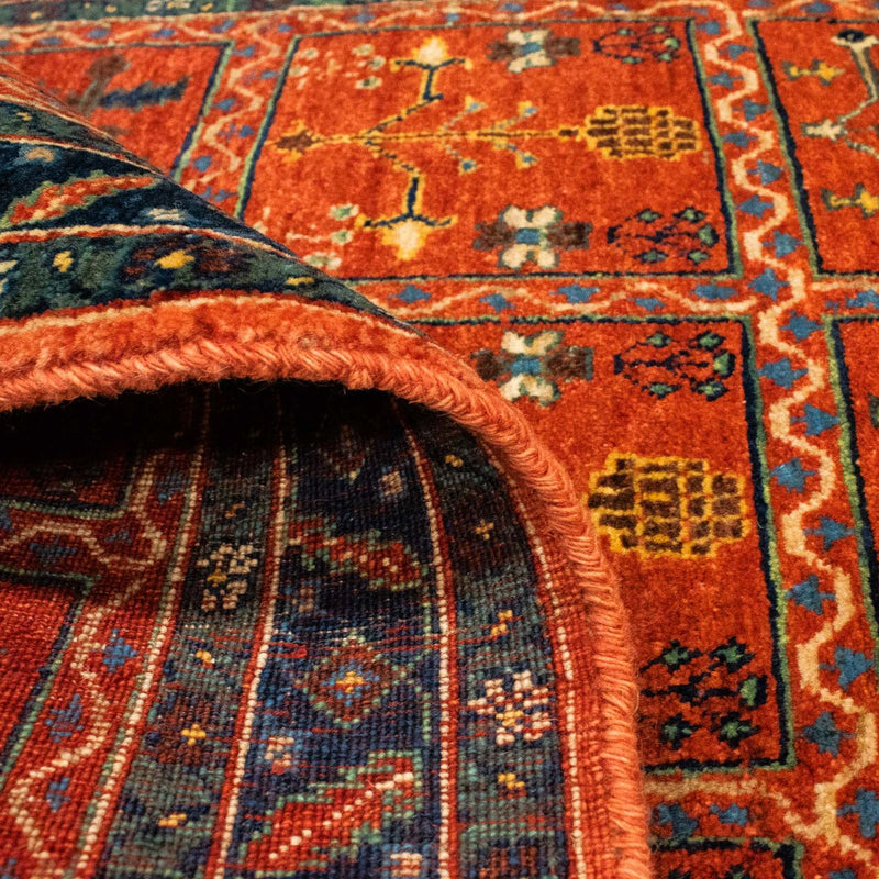 Biegacz Dywan Gabbeh - Kashkuli perski - 178 x 87 cm - rdza