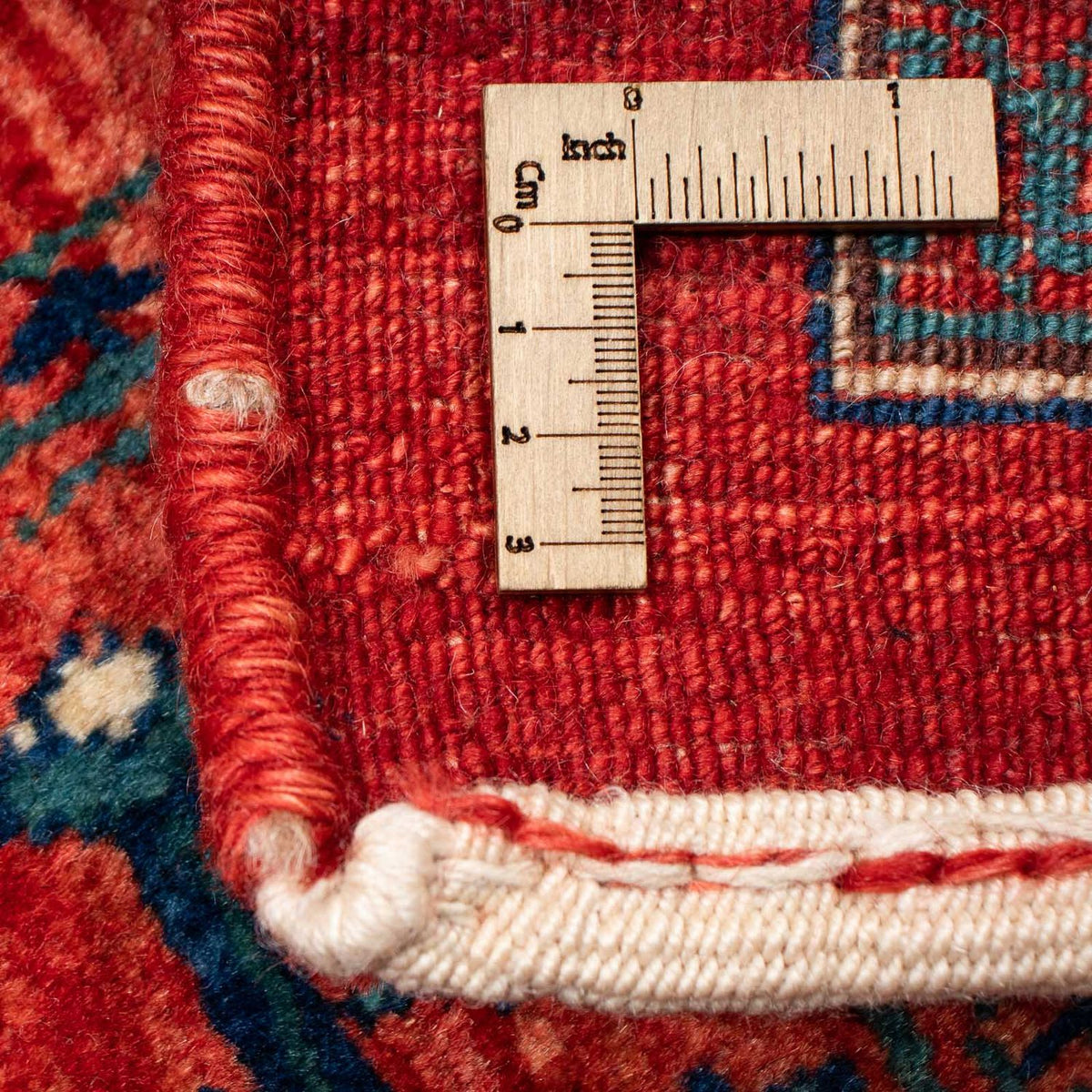 Dywan Gabbeh - Kashkuli perski - 345 x 260 cm - ciemna czerwień