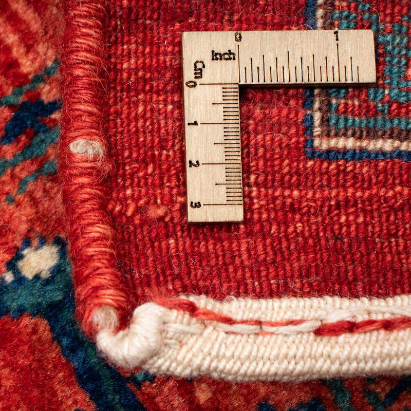 Dywan Gabbeh - Kashkuli perski - 345 x 260 cm - ciemna czerwień