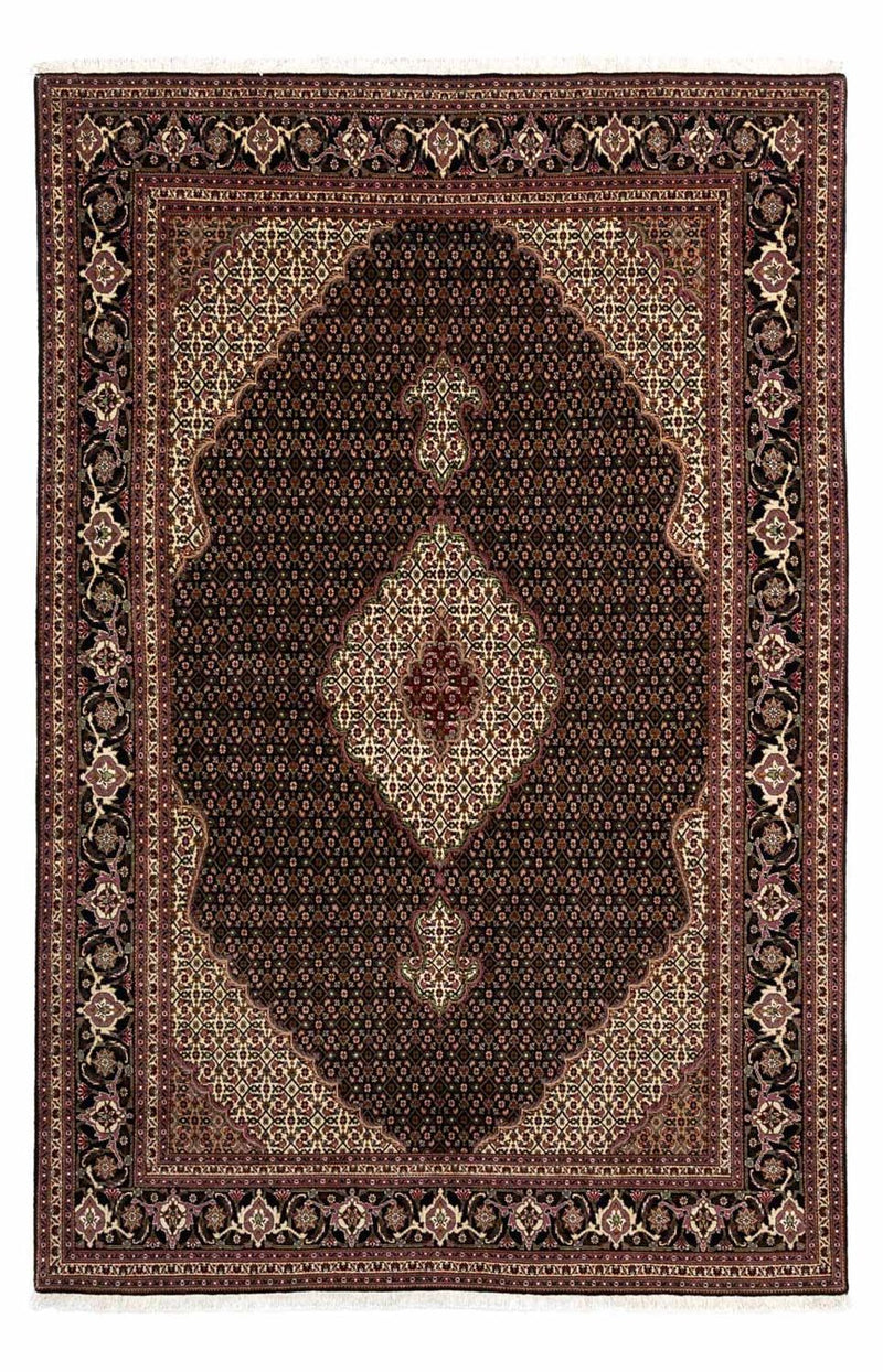 Dywan perski - Tabriz - Królewski - 298 x 207 cm - ciemnoniebieski