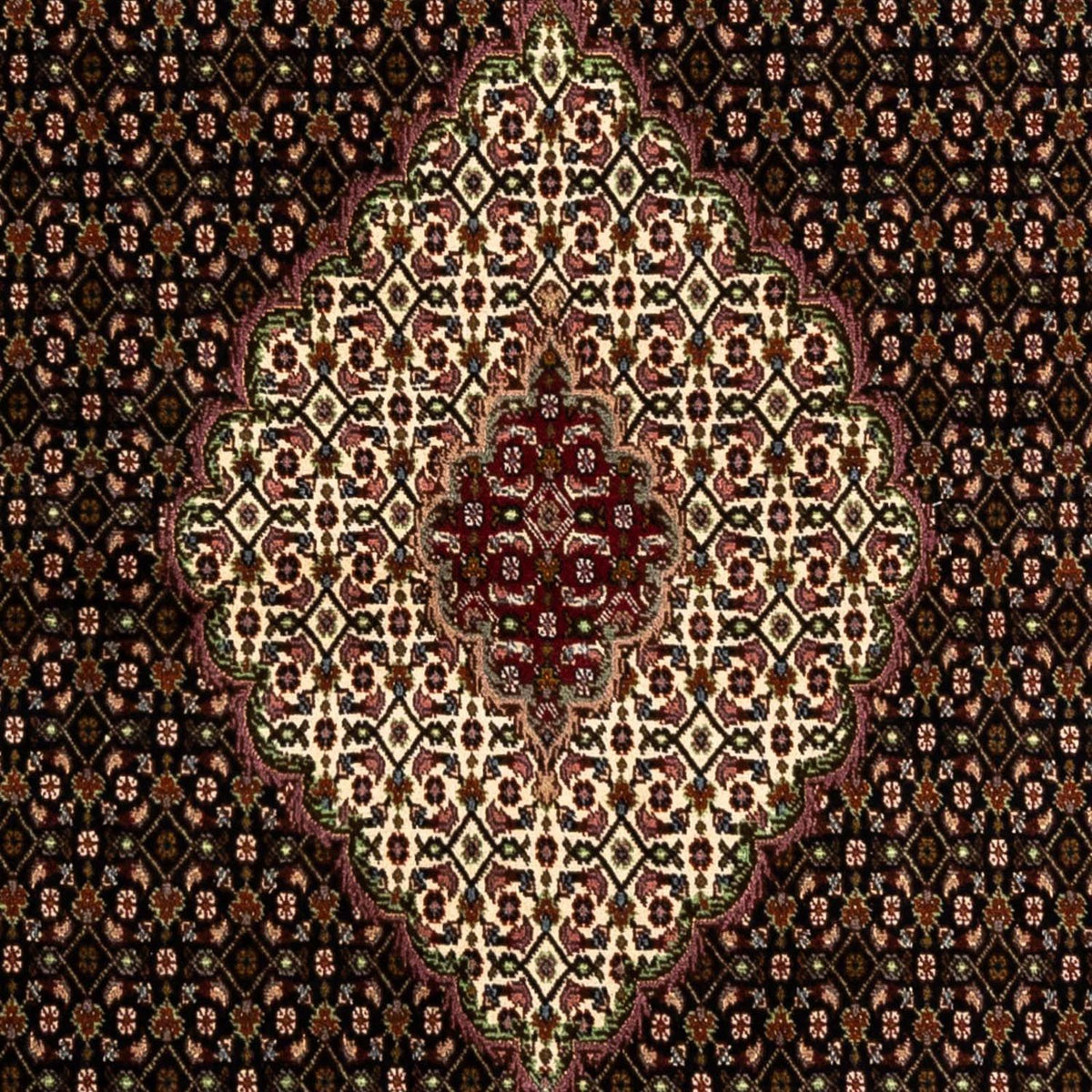 Dywan perski - Tabriz - Królewski - 298 x 207 cm - ciemnoniebieski